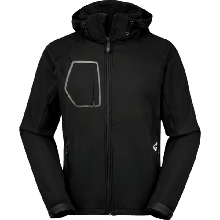 GERBING HEATED CLOTHING 7V Torrid Softshell Heated Jacket 2.0 Black - Front View