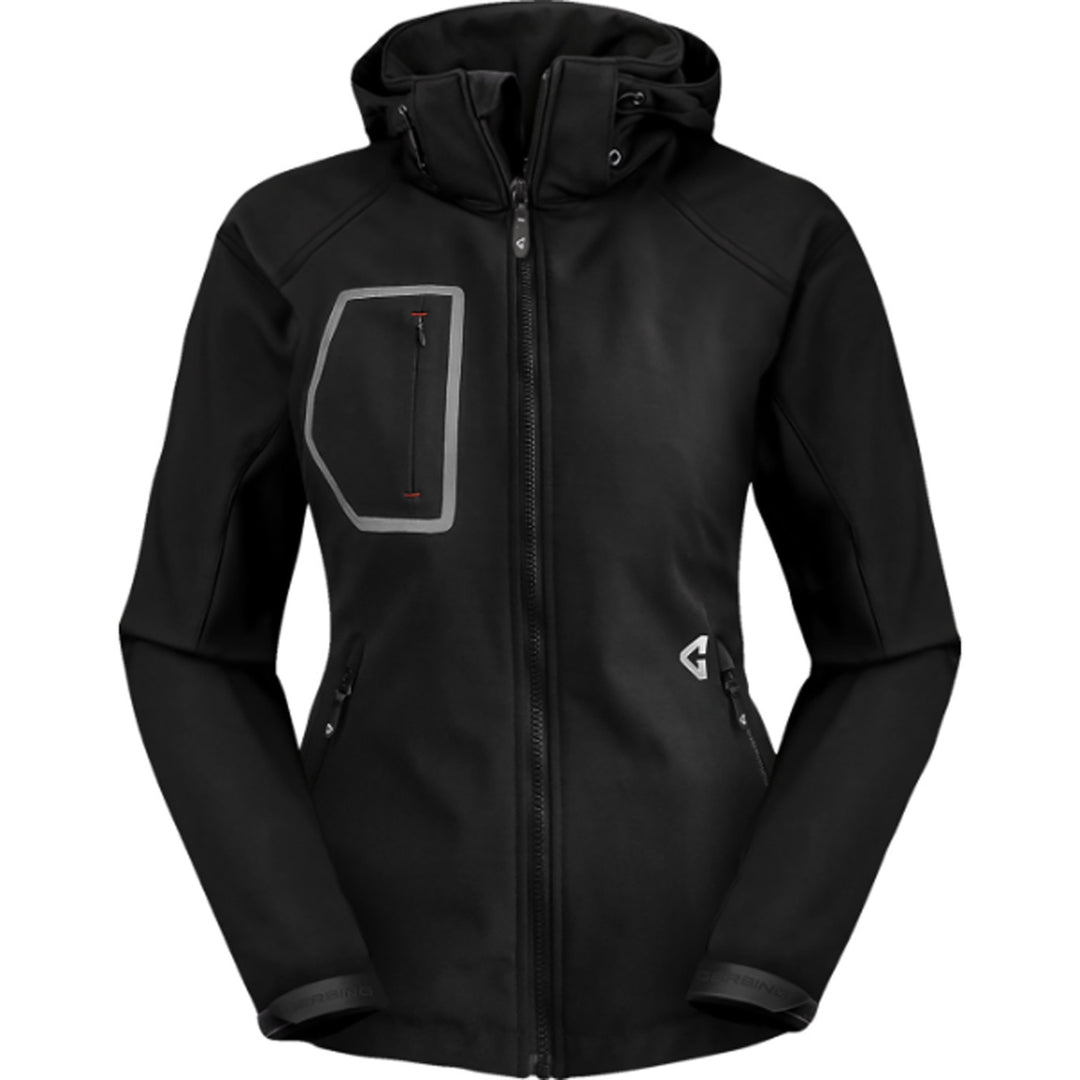 GERBING HEATED CLOTHING Women's 7V Torrid Softshell Heated Jacket 2.0 Black - Front View