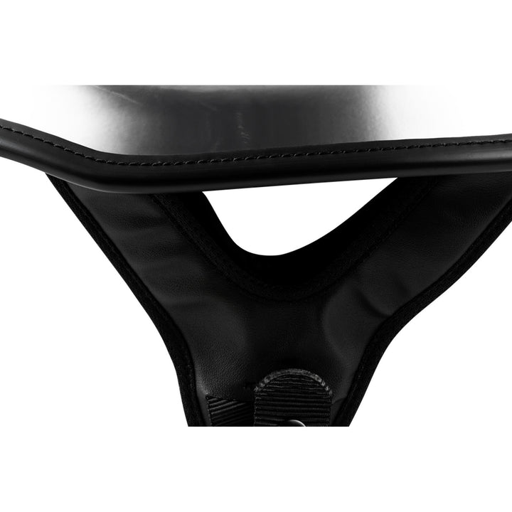 Highway 21 9MM German Beanie Helmet Chrome - Close-Up of Side Strap