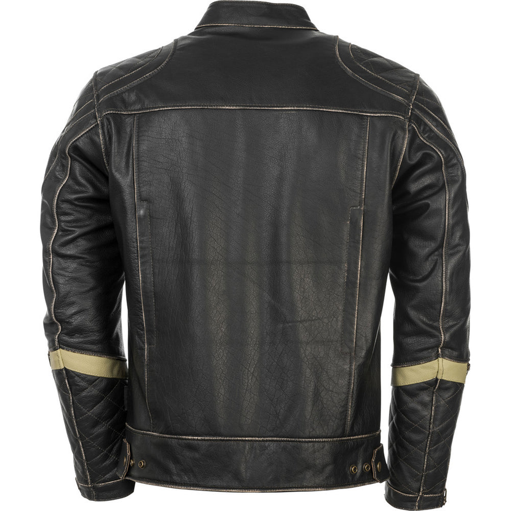 Highway 21 Motordrome Jacket Antique Black - Rear View