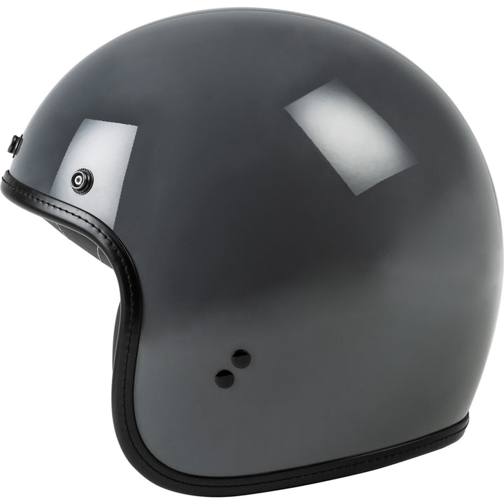 Highway 21 .38 Retro Helmet Grey - Side View