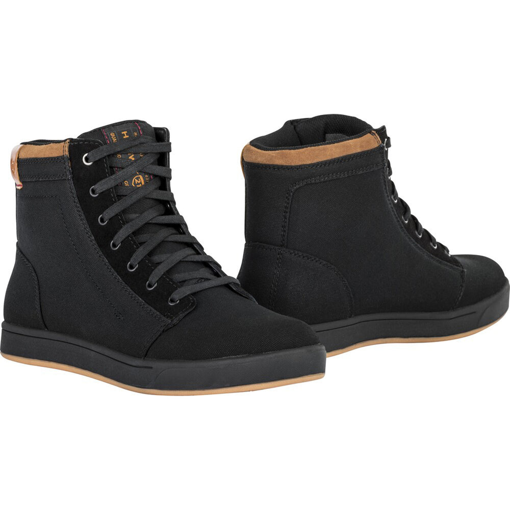 Highway 21 Axle Shoes Black/Gum - Front Side and Rear Side Views of Pair