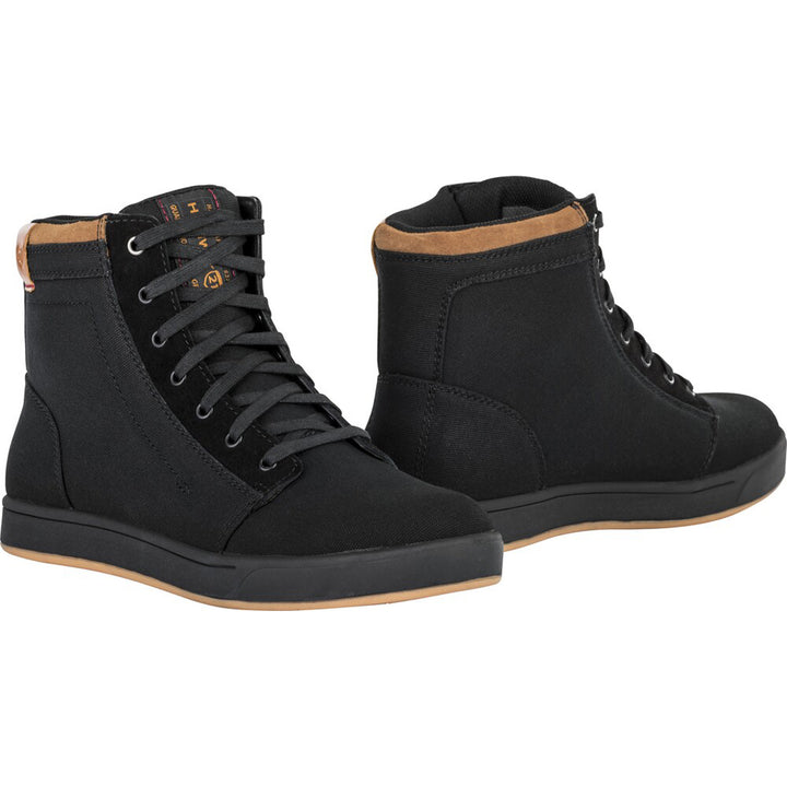 Highway 21 Axle Shoes Black/Gum - Front Side and Rear Side Views of Pair