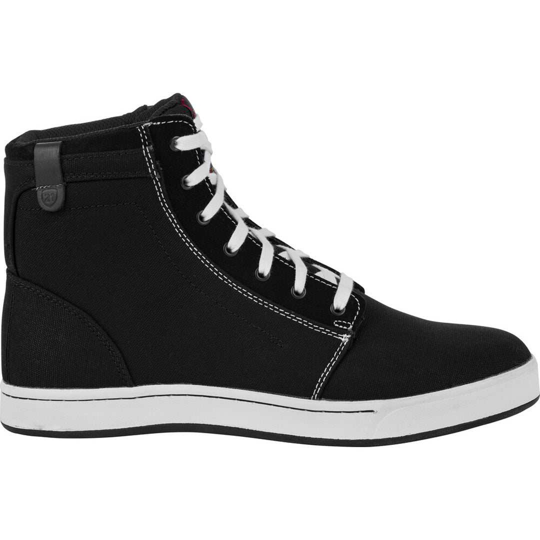 Highway 21 Axle Shoes Black/White - Outer Side View