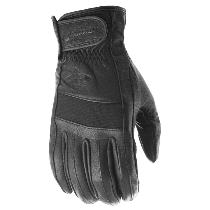 Highway 21 Jab Gloves Black - Back of Hand View