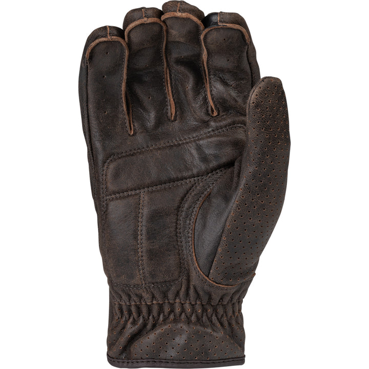 Highway 21 Jab Perforated Gloves Brown - Palm View