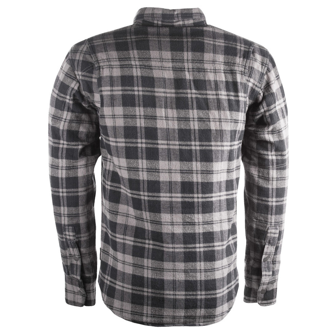 Highway 21 Marksman Riding Flannel Black/Grey - Rear View