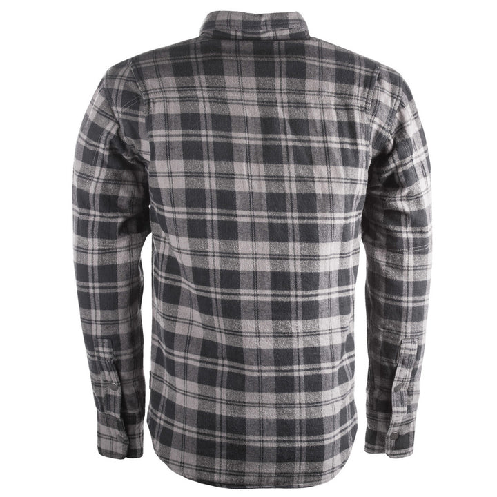 Highway 21 Marksman Riding Flannel Black/Grey - Rear View