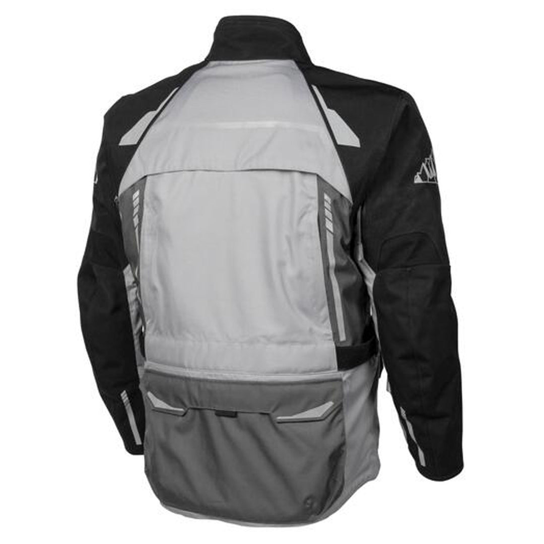 Tourmaster Horizon Line Highlander WP Jacket Grey/Grey - Rear View