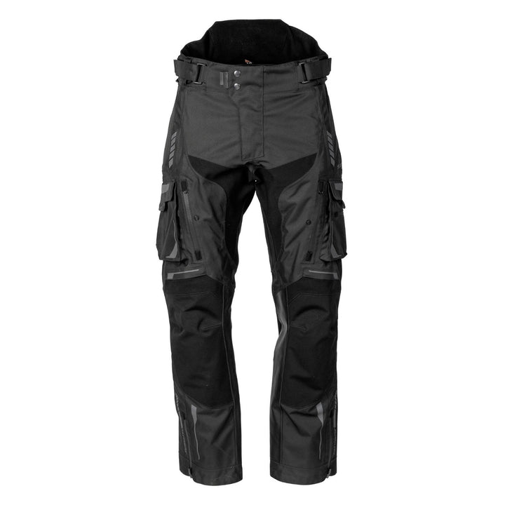 Tourmaster Horizon Line Highlander WP Pant Black/Black - Front View