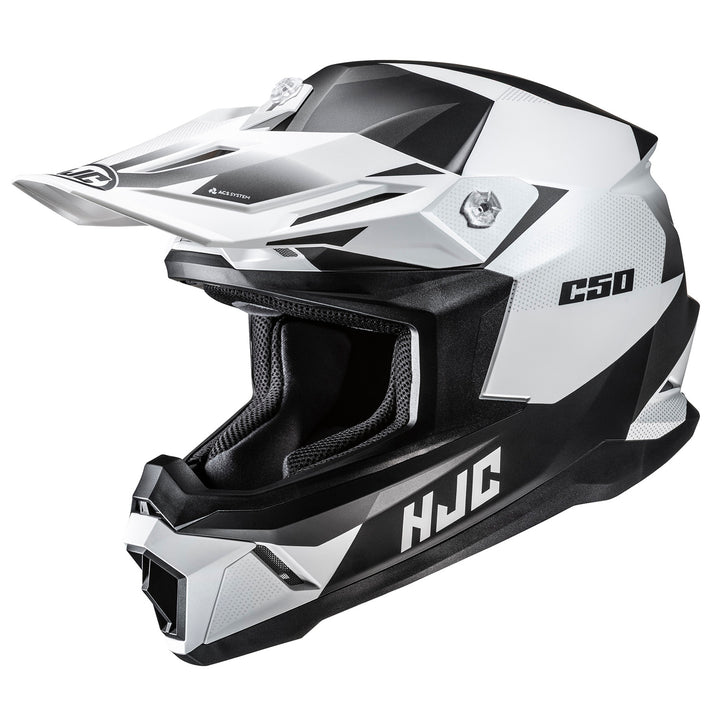 HJC C50 Slide Helmet MC-10SF - Front Side View