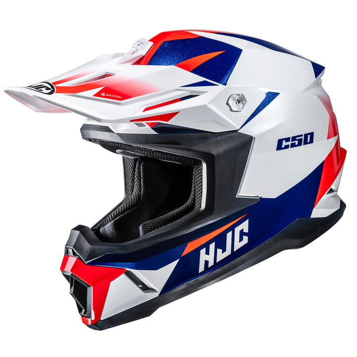 HJC C50 Slide Helmet MC-21 - Front Side View
