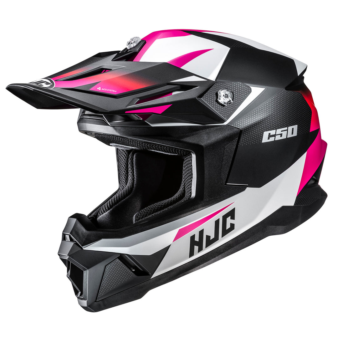 HJC C50 Slide Helmet MC-8SF - Front Side View