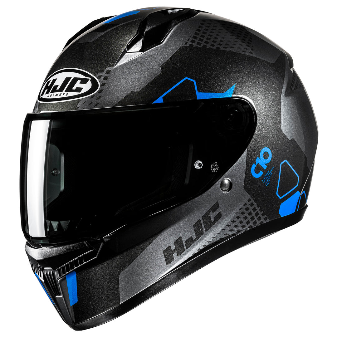 HJC C10 ASPA Helmet MC-2 - Front Side View