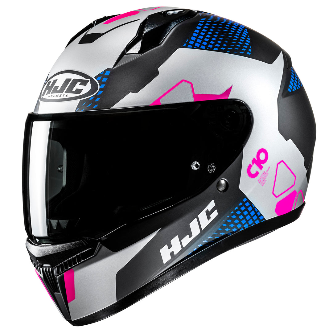 HJC C10 ASPA Helmet MC-28SF - Front Side View