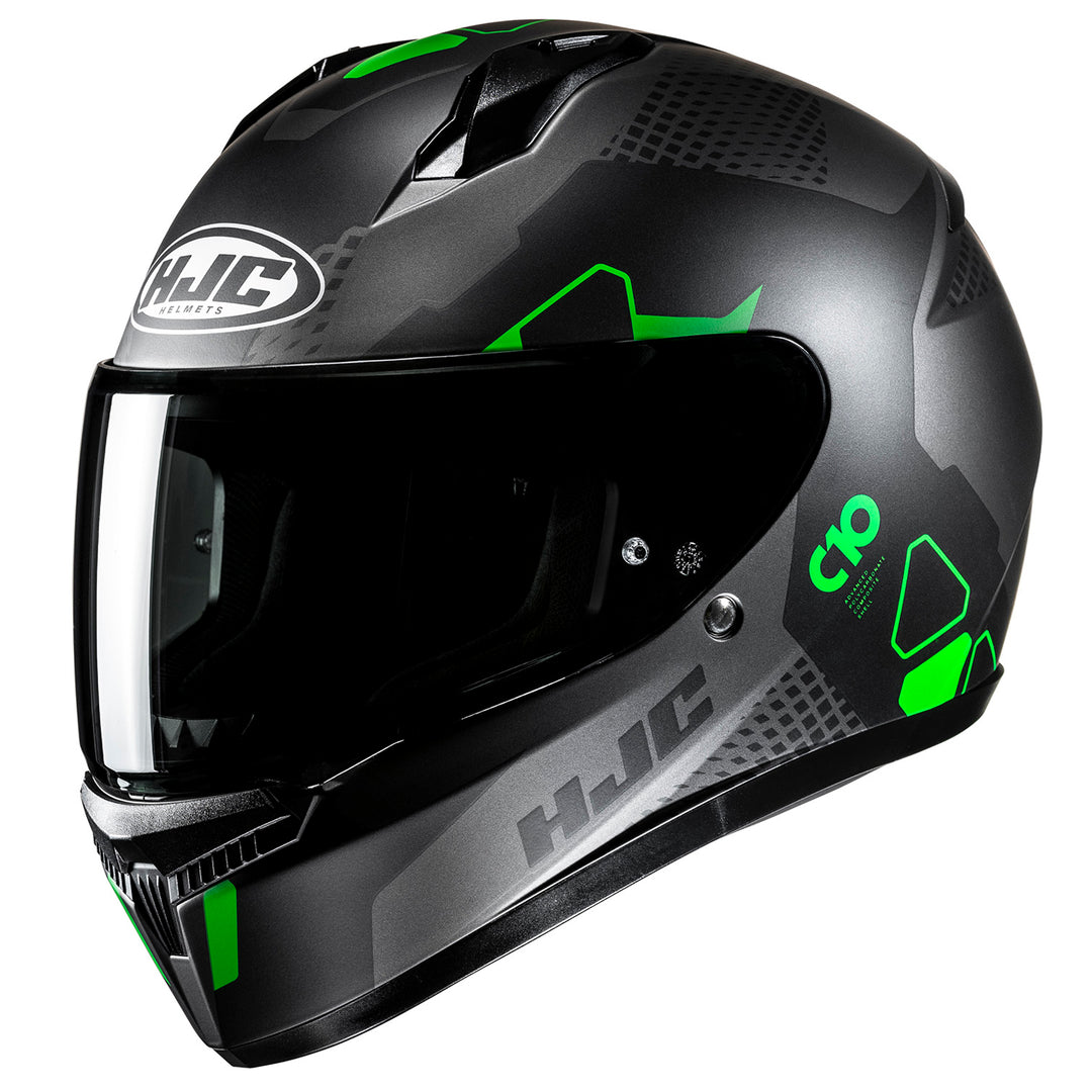 HJC C10 ASPA Helmet MC-4SF - Front Side View