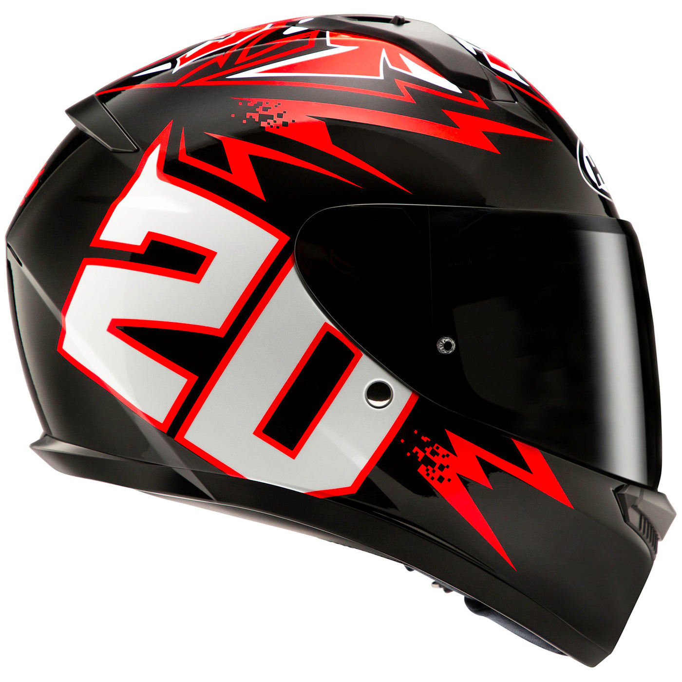 HJC C10 Diablo Mask LE Helmet MC-1 - Right Side View