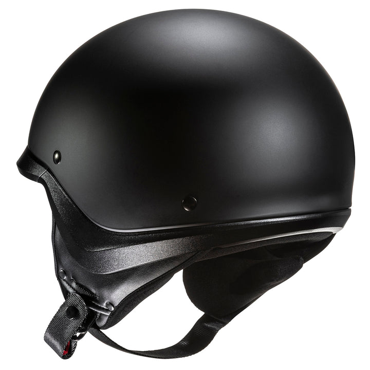 HJC C20 Solid Helmet Semi-Flat Black - Rear Side View