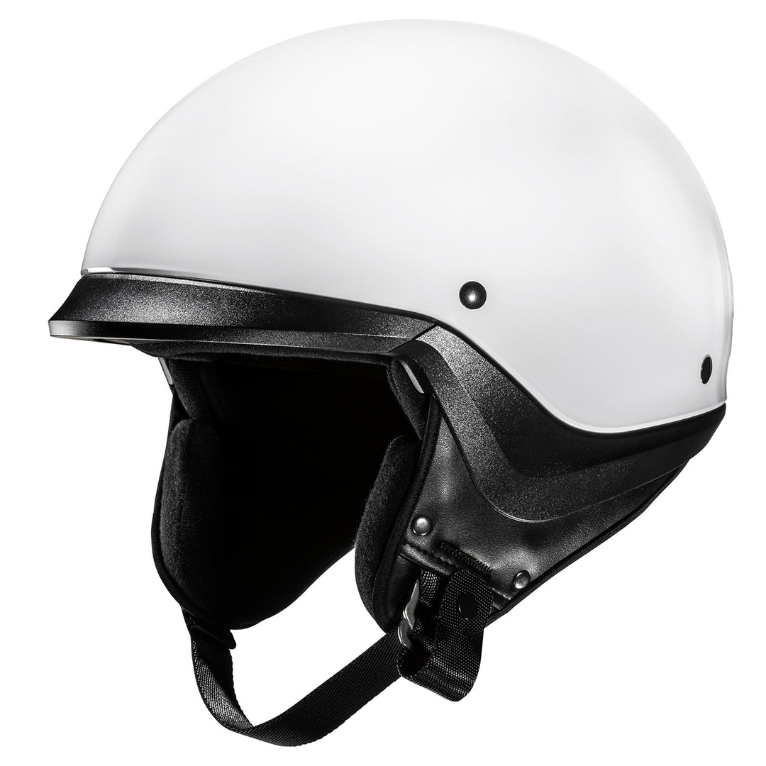 HJC C20 Solid Helmet White - Front Side View