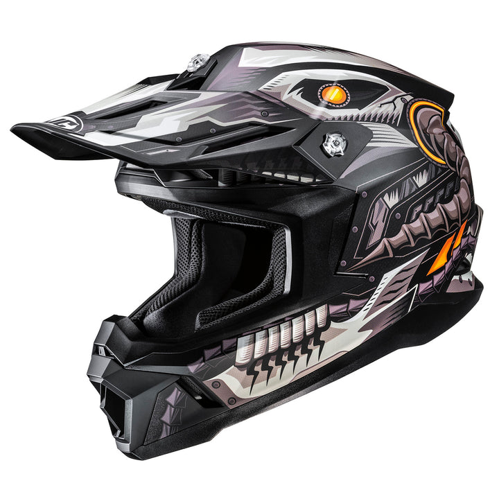 HJC C50 Mecha Beast Helmet MC-5SF - Front Side View