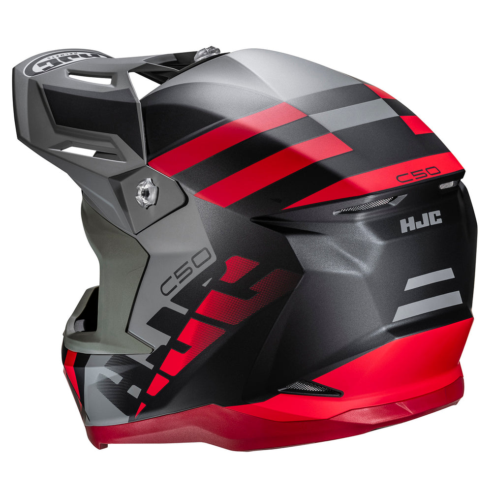HJC C50 Mirage Helmet MC-1SF - Rear Side View