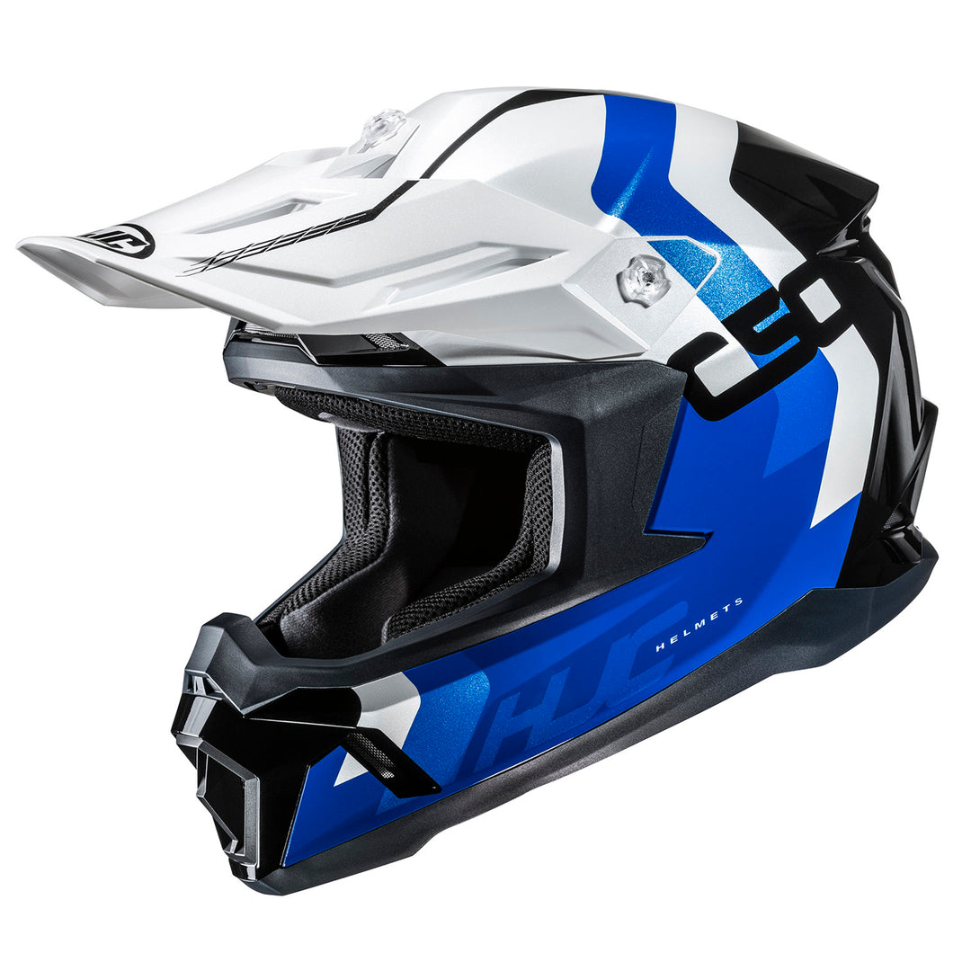 HJC C50 Primal Helmet MC-2 - Front Side View