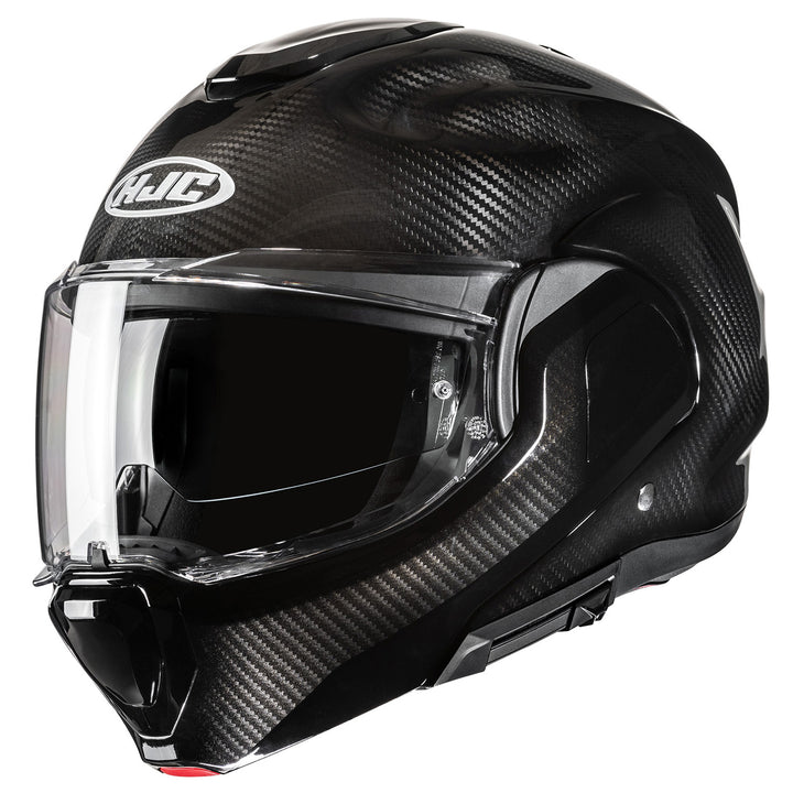 HJC F100 Carbon Helmet Carbon - Front Side View