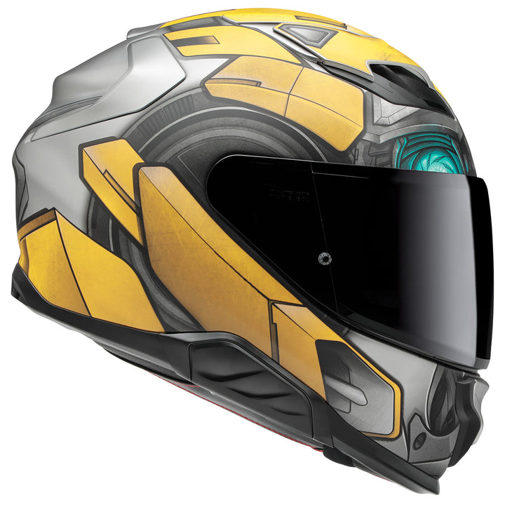 HJC F71 Bumblebee Helmet MC-3SF - Side View