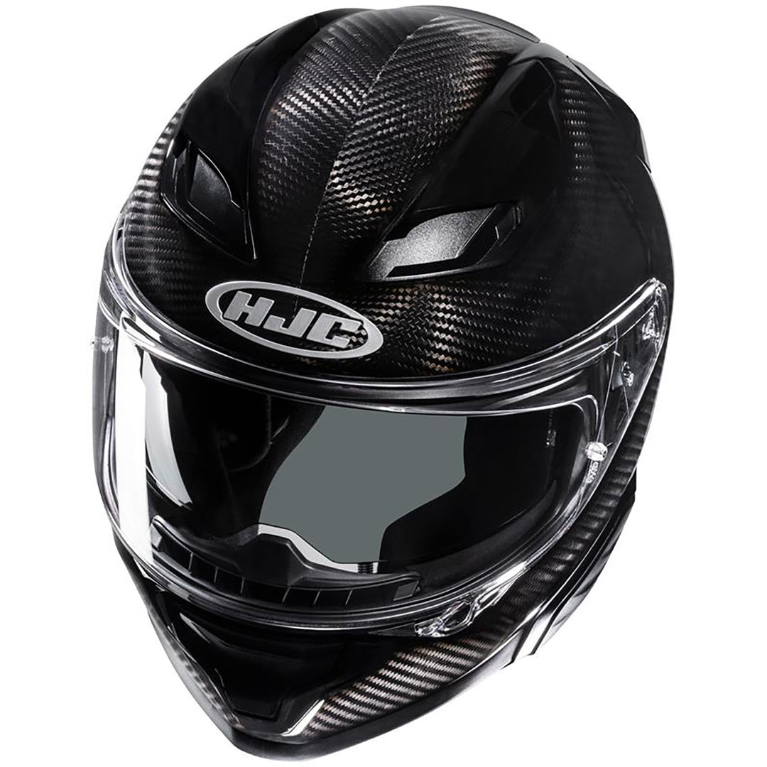 HJC F71 Carbon Helmet Carbon - Top Side View