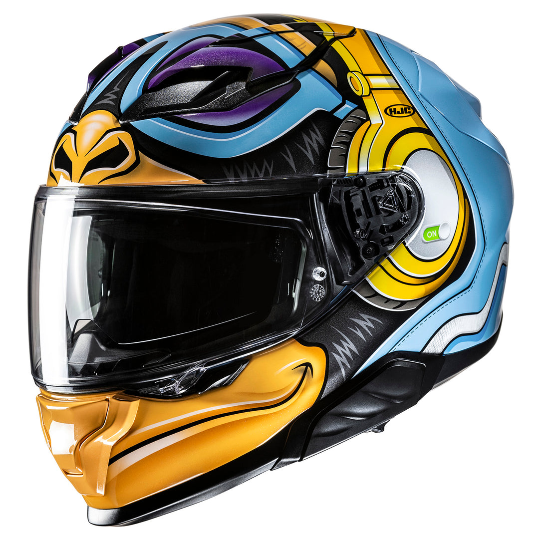 HJC F71 Monkey DJ Helmet MC-23 - Front  Left Side View
