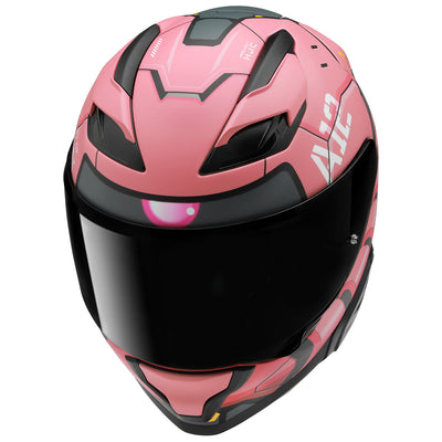 HJC F71 Zaku Bandai Namco Helmet MC-1SF - Top Side View