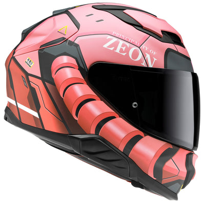 HJC F71 Zaku Bandai Namco Helmet MC-1SF - Side View