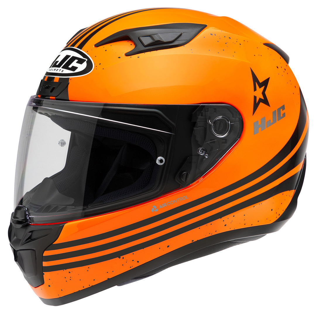 HJC i10 Star Helmet MC-7 - Front Side View