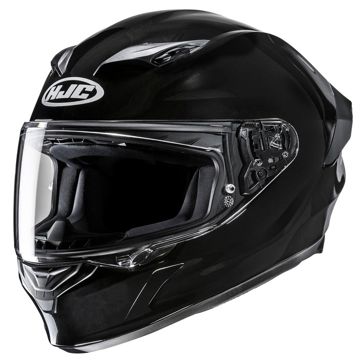 HJC i11 Solid Helmet Black - Front Side View