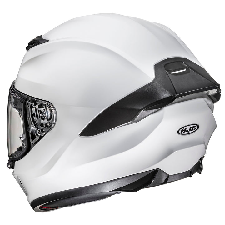 HJC i11 Solid Helmet White - Rear Side View