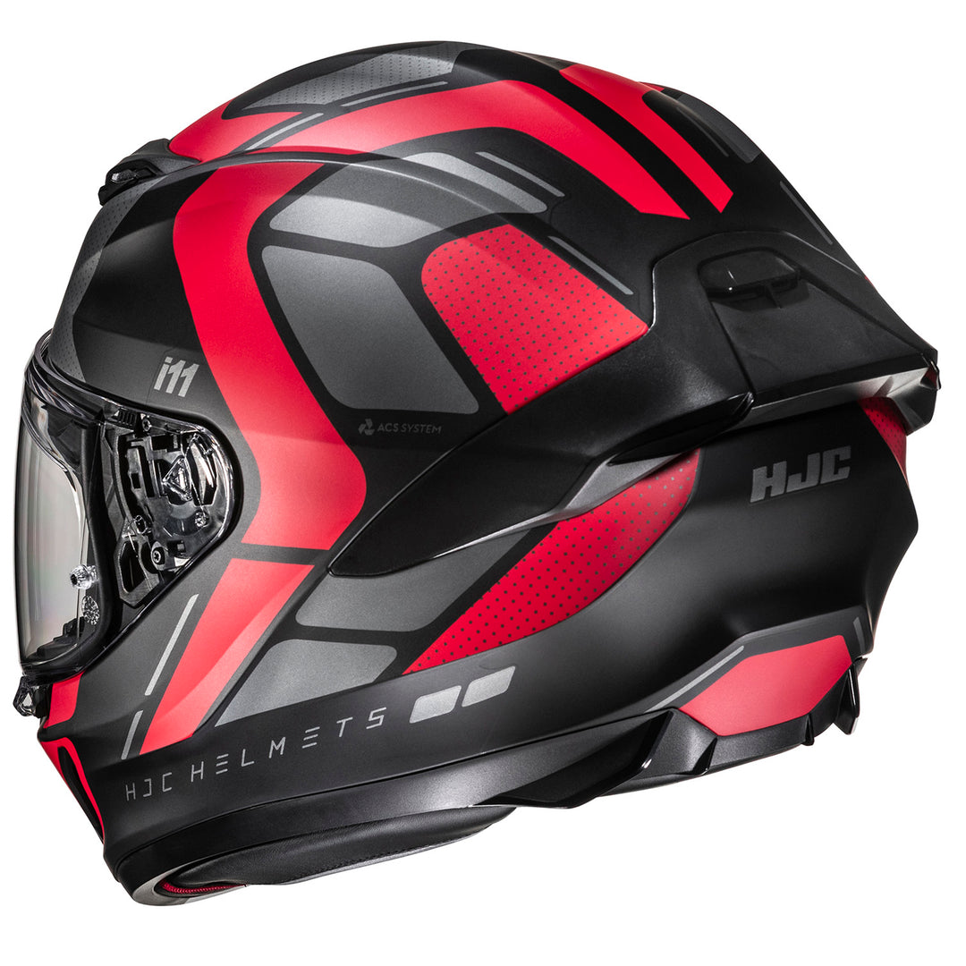 HJC i11 Sub Helmet MC-1SF - Rear Side View