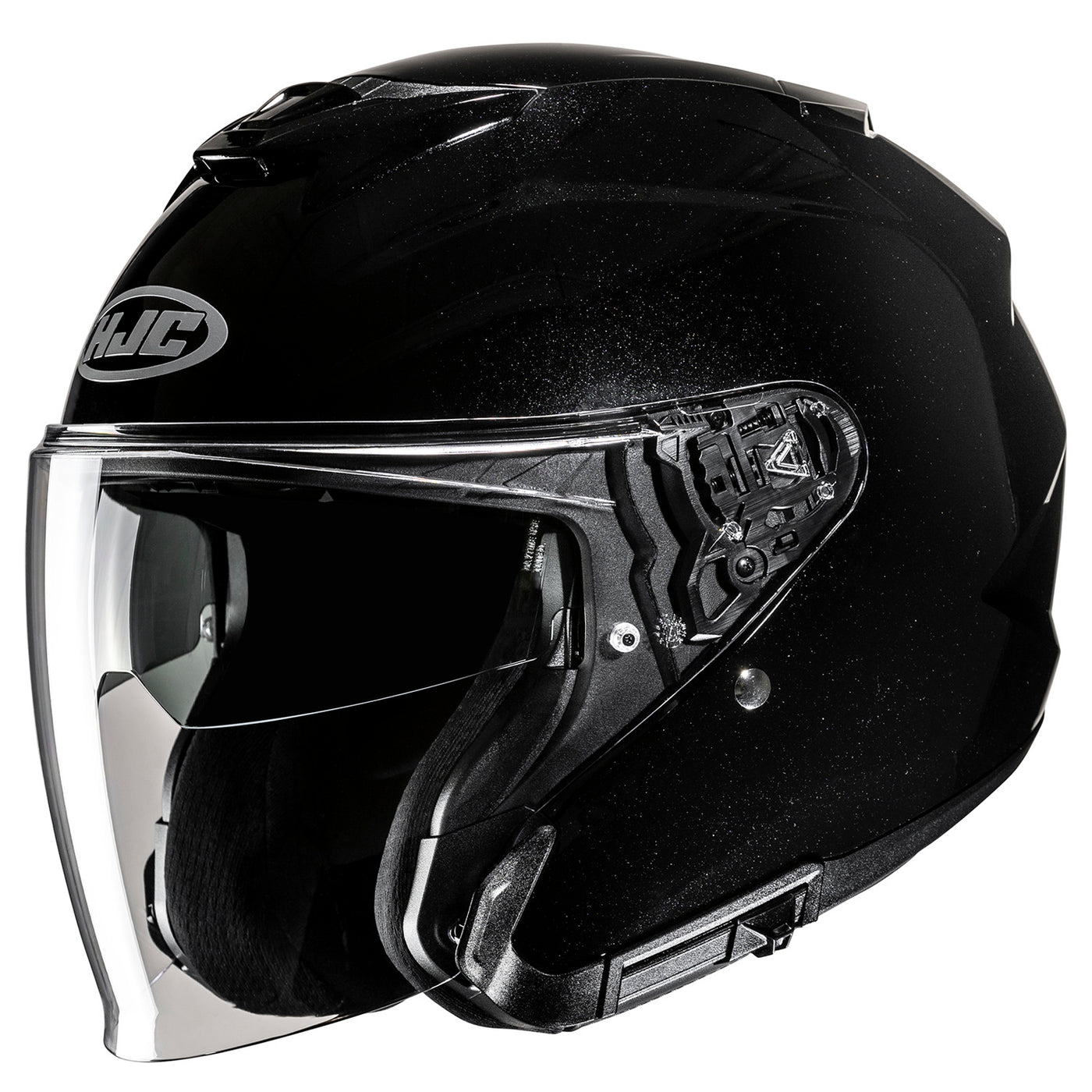 HJC i31 Solid Helmet Black - Front Side View