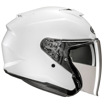 HJC i31 Solid Helmet White - Side View