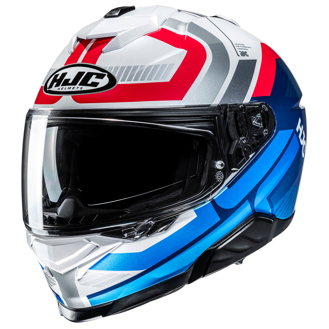 HJC i71 Viz Helmet MC-21 - Front Side View