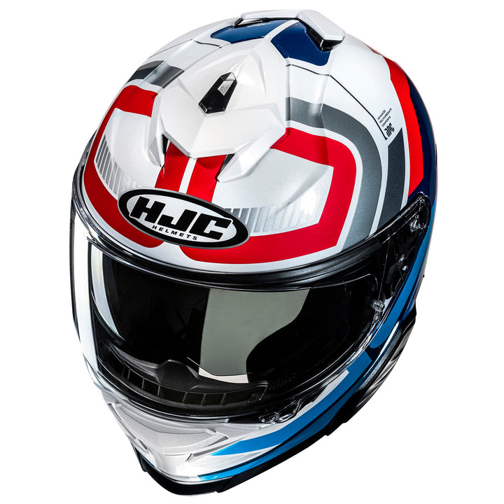 HJC i71 Viz Helmet MC-21 - Top Side View