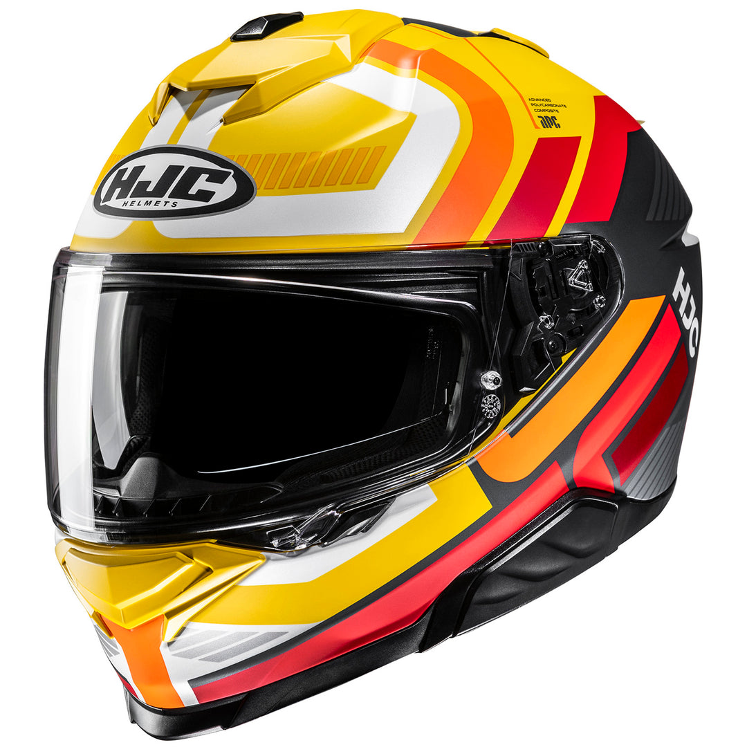 HJC i71 Viz Helmet MC-3SF - Front Side View