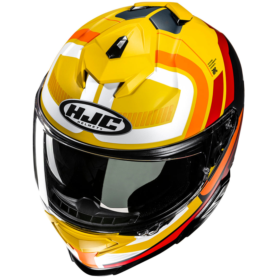 HJC i71 Viz Helmet MC-3SF - Top Side View
