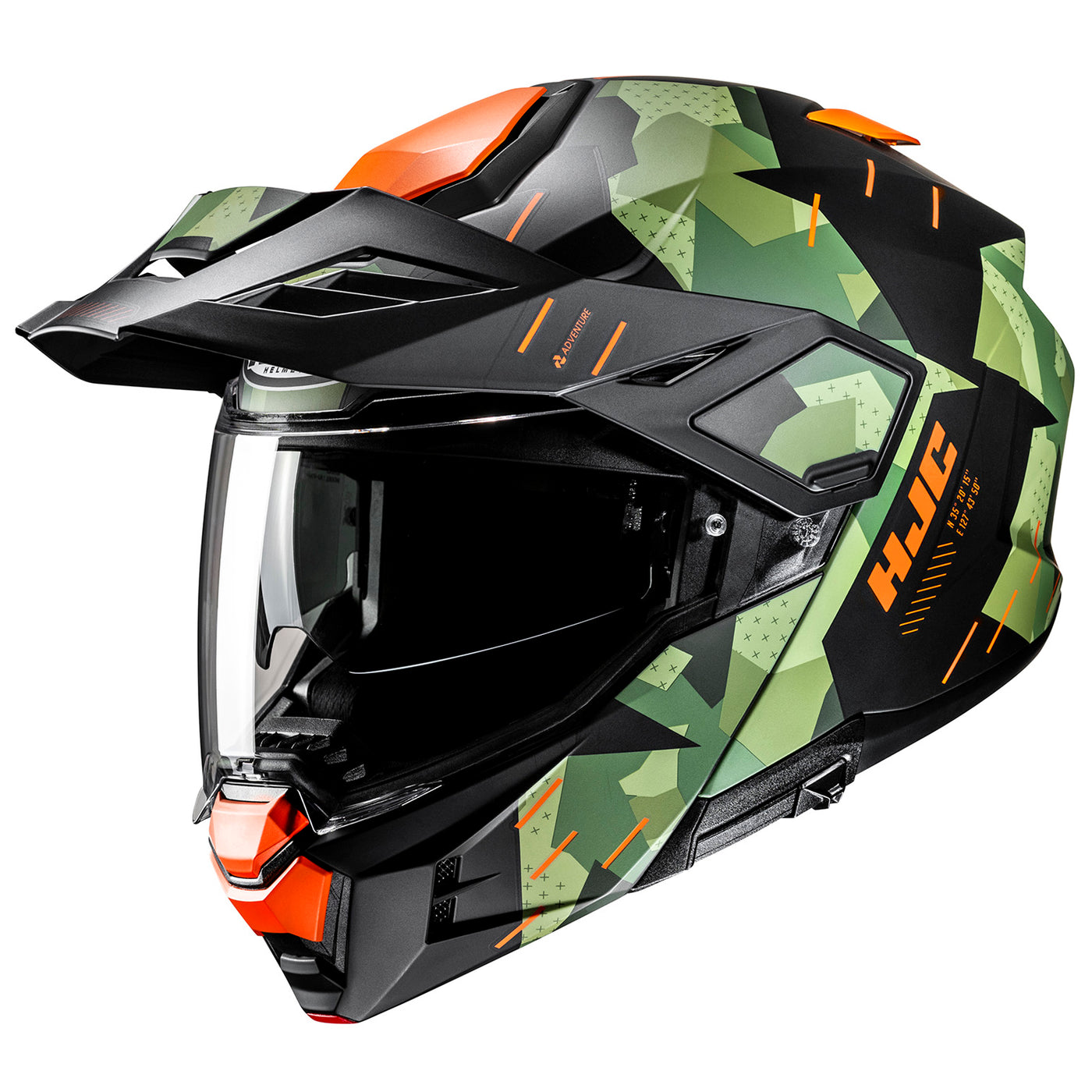 HJC i80 Roki Helmet MC-47SF - Front Side View