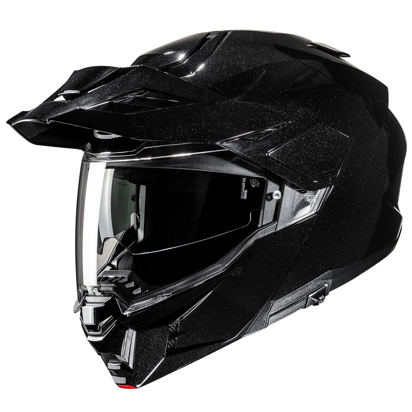 HJC i80 Solid Helmet Black - Front Side View