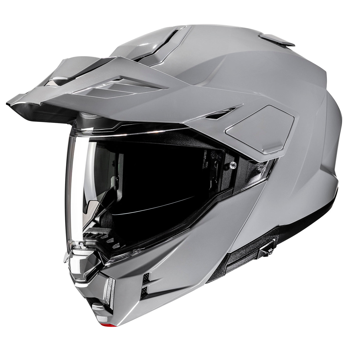 HJC i80 Solid Helmet Nardo Grey - Front Side View