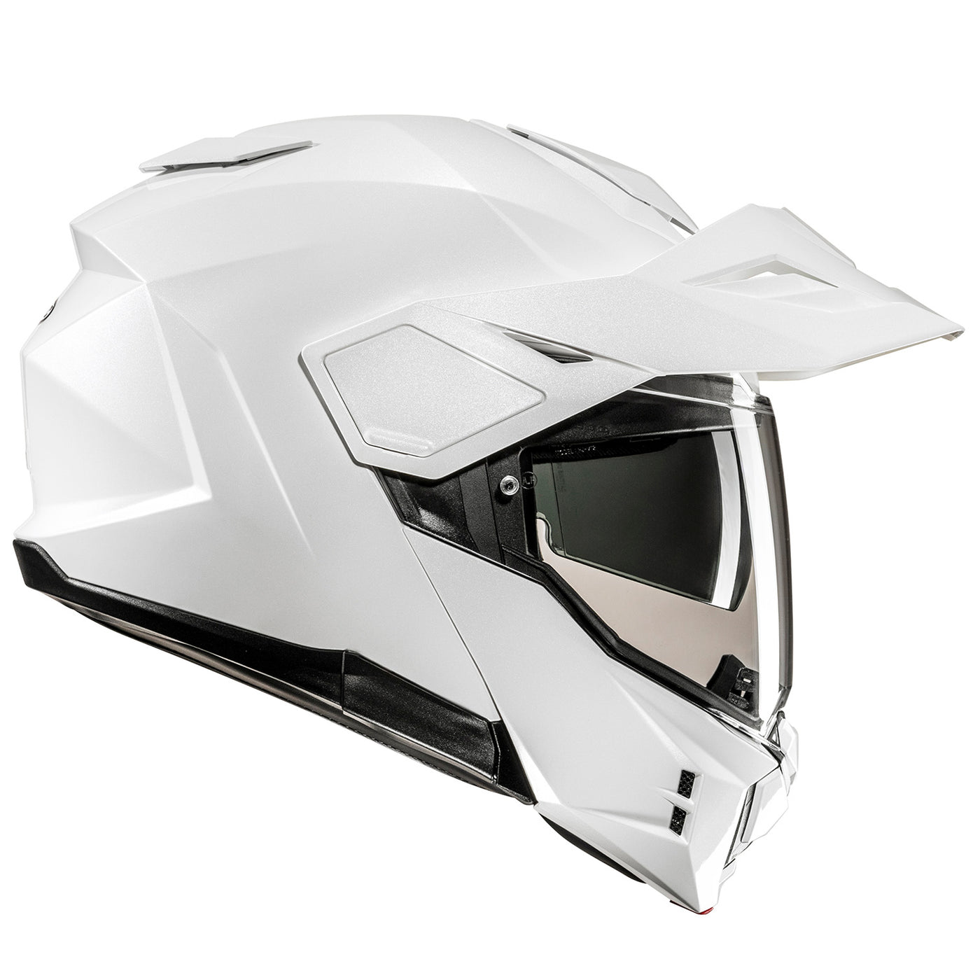 HJC i80 Solid Helmet White - Side View