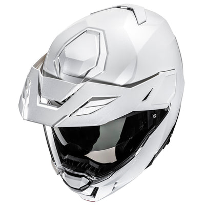 HJC i80 Solid Helmet White - Angled Front Top View