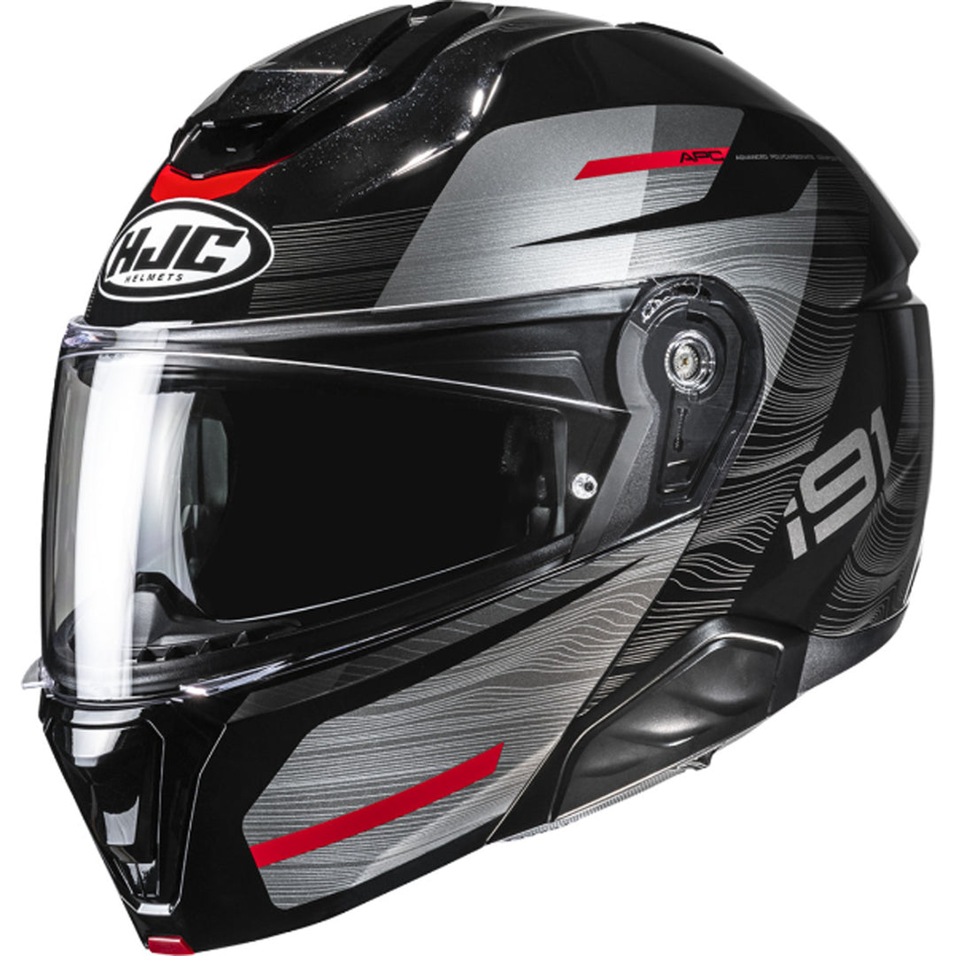 HJC i91 Dusk Helmet MC-1 - Front Side View