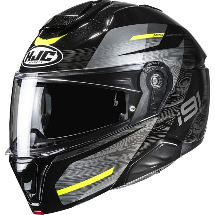 HJC i91 Dusk Helmet MC-3H - Front Side View