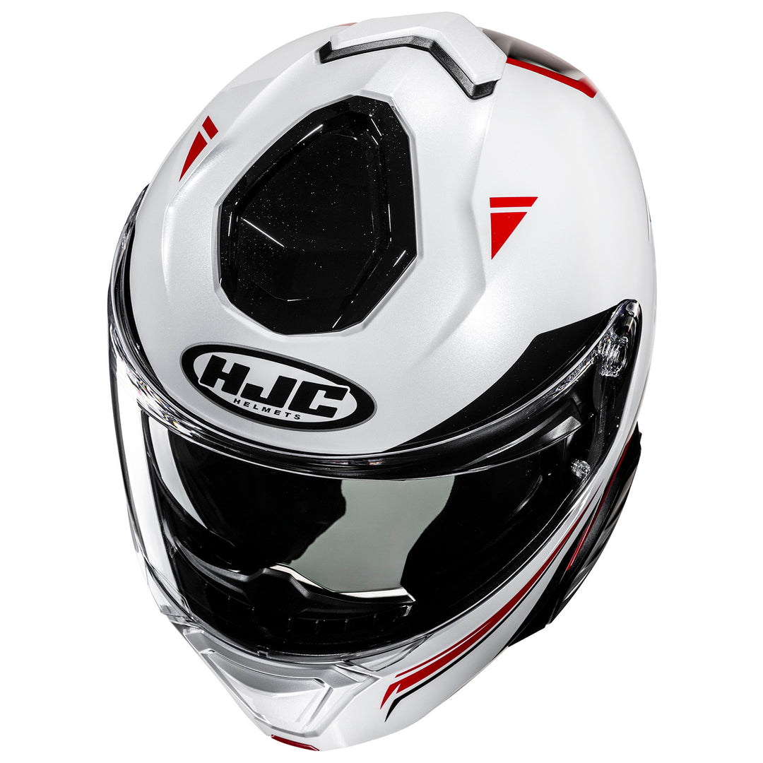 HJC i91 Tricus Helmet MC-1 - Top Side View